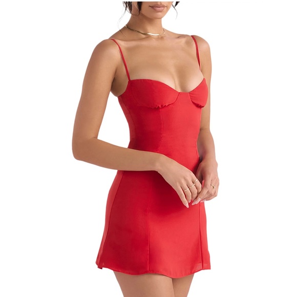 NWT HOUSE OF CB Christiana Floral Minidress - Picture 3 of 7